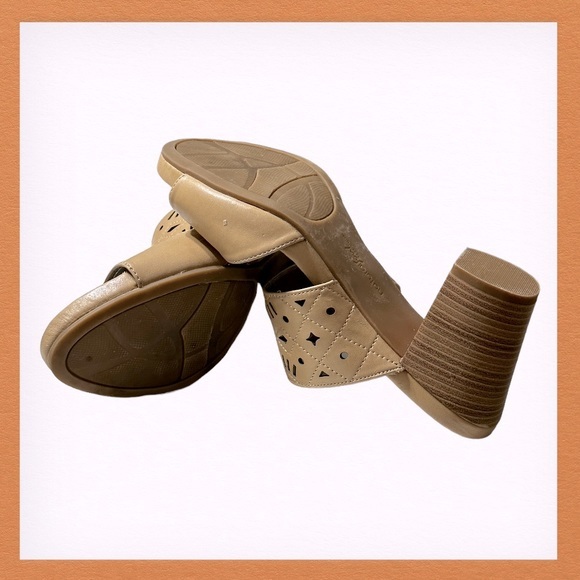 Natural Soul by Naturalizer Womens Beige‎ High Heel Sandals Size 7 - Picture 8 of 13